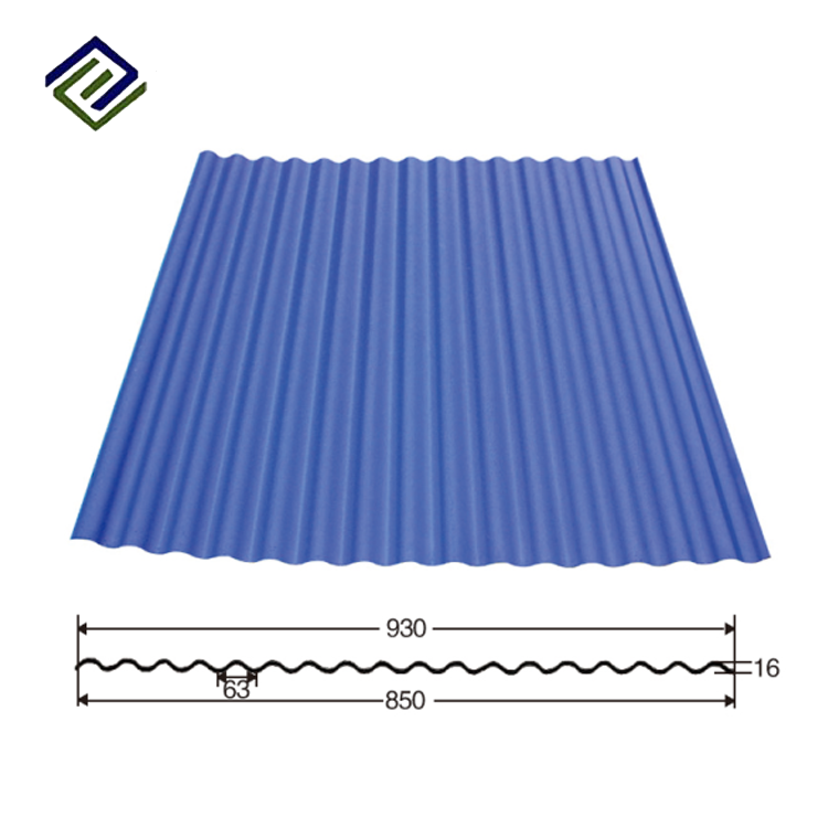 UPVC wave roof shingles